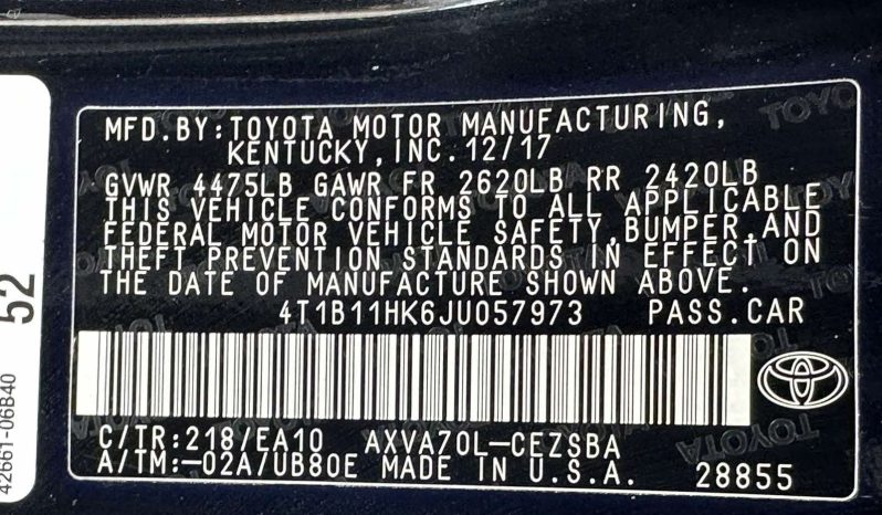 
								Toyota Camry full									