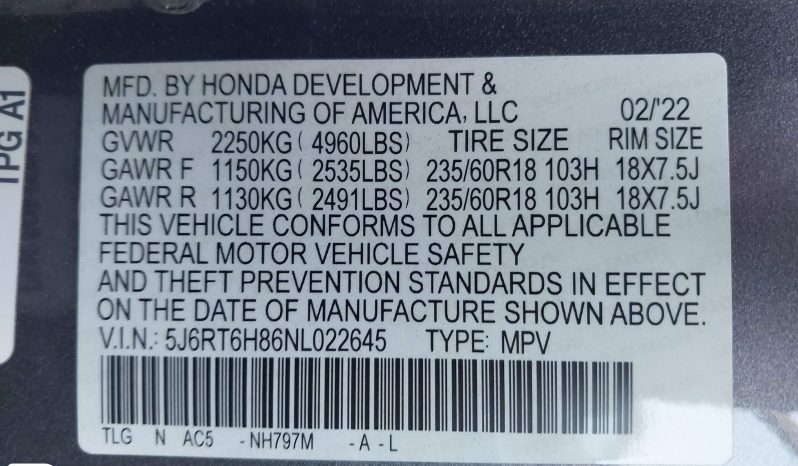 
								Honda CR-V full									