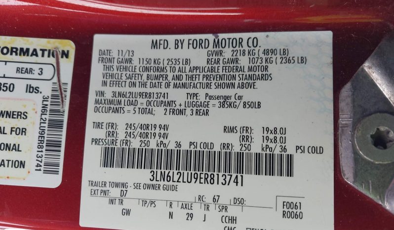 
								Lincoln MKZ Hybrid 2014 full									
