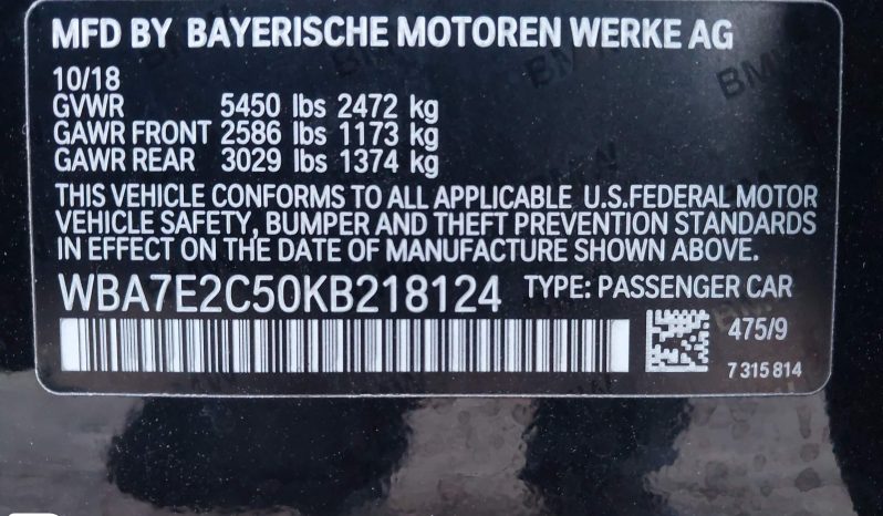
								BMW 740i full									