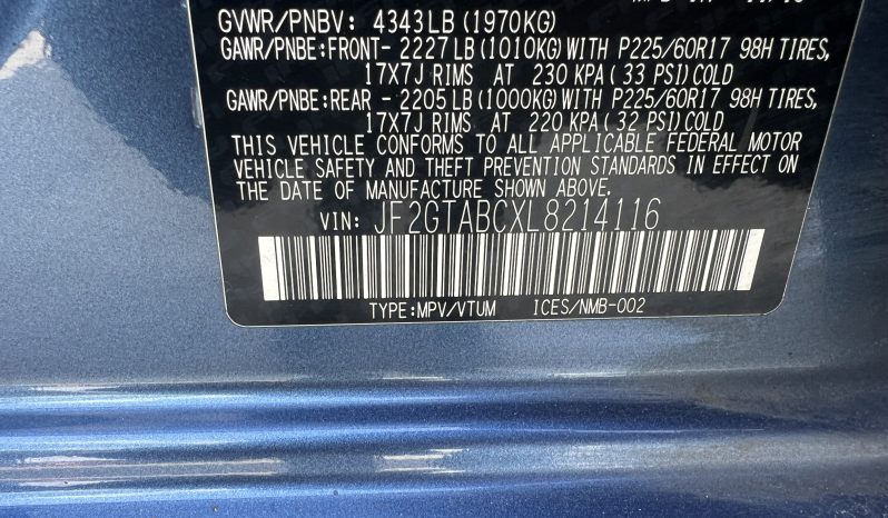 
								Subaru Crosstreck full									