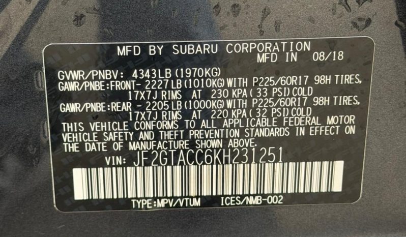 
								SUBARU CROSSTRECK full									