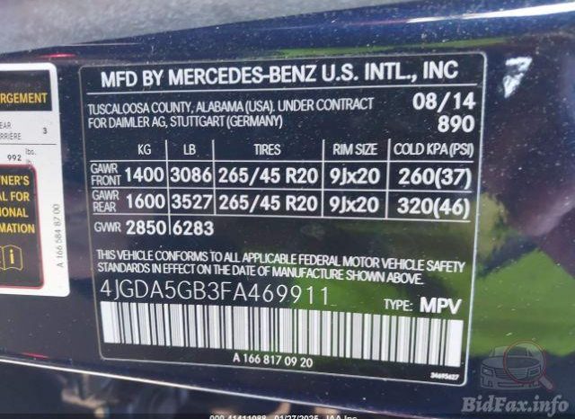 
								Mercedes Benz ML400 2014 full									