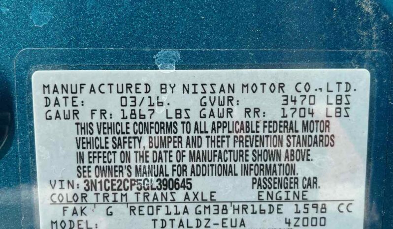 
								nissan versa full									