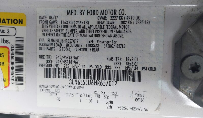 
								LINCOLN MKZ full									