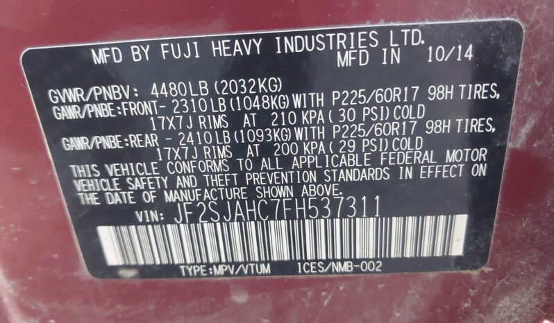 
								SUBARU FORESTER full									