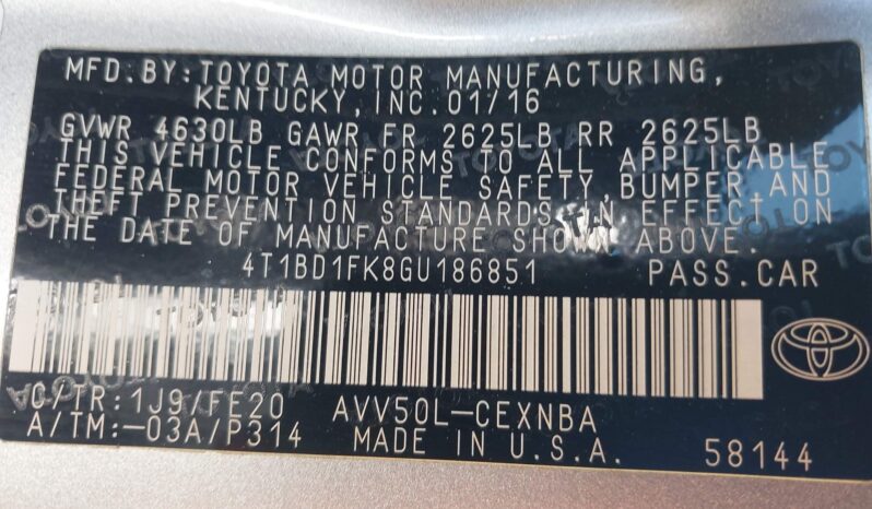 
								Toyota Camry full									