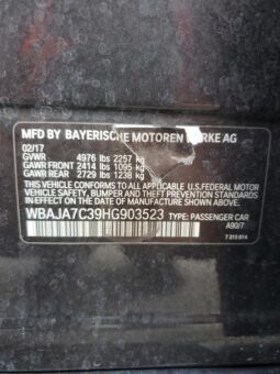 
										2017 BMW 530 XI full									