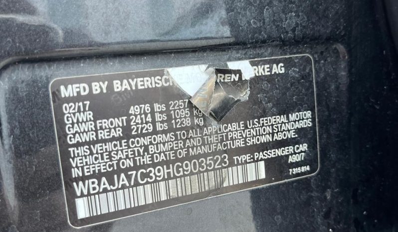 
								2017 BMW 530 XI full									