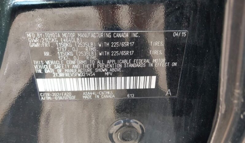 
								TOYOTA RAV 4 XLE full									