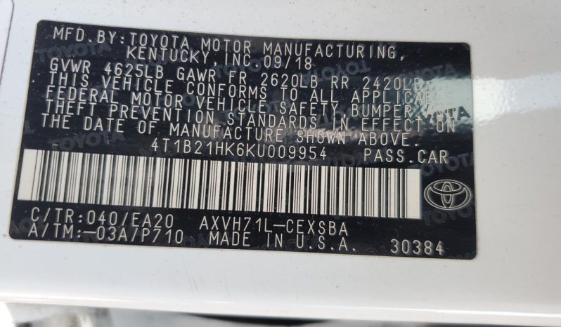 
								TOYOTA CAMRY full									