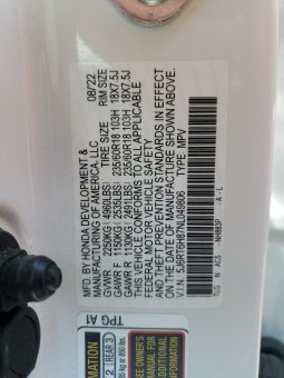 
										2022 Honda CR-V full									