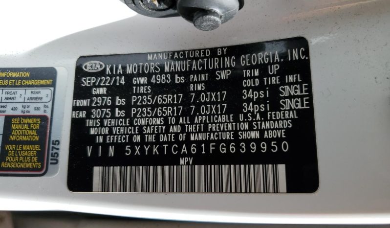 
								2015 KIA Sorento full									