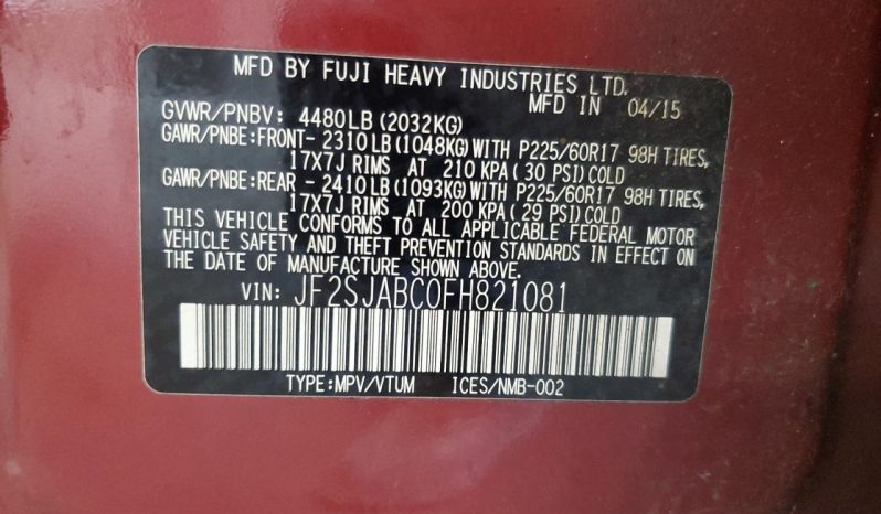 
								SUBARU FORESTER full									