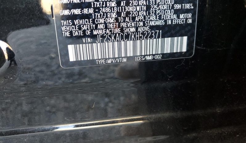 
								2019 Subaru Forester full									