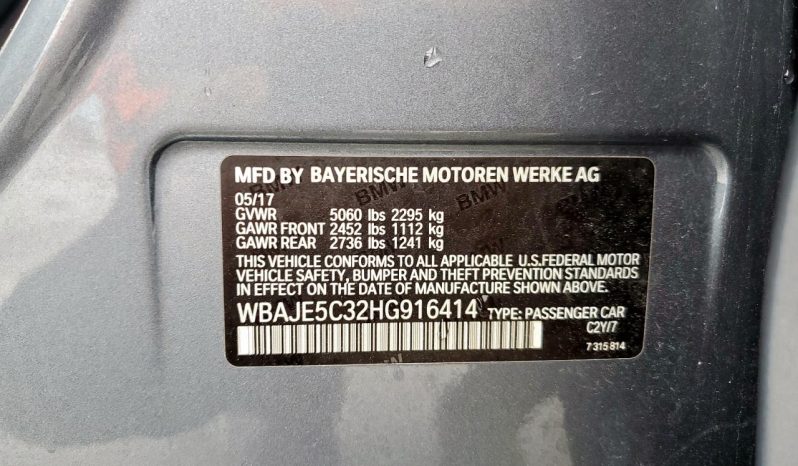 
								2017 BMW 5 Series full									