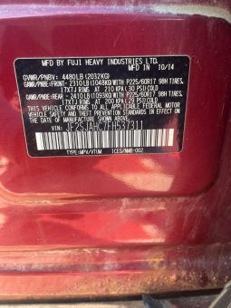 SUBARU FORESTER 2014 full