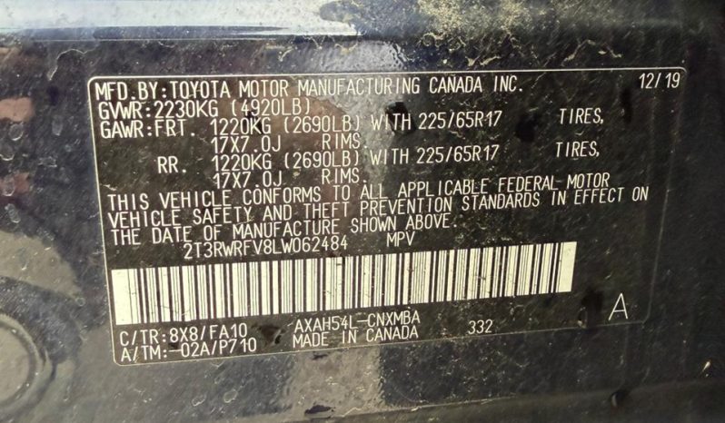 
								2020 Toyota RAV4 full									