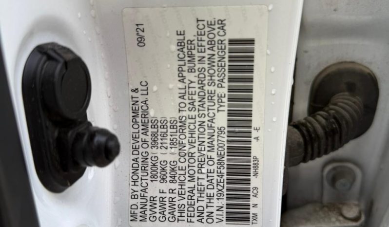 
								2022 Honda Insight full									