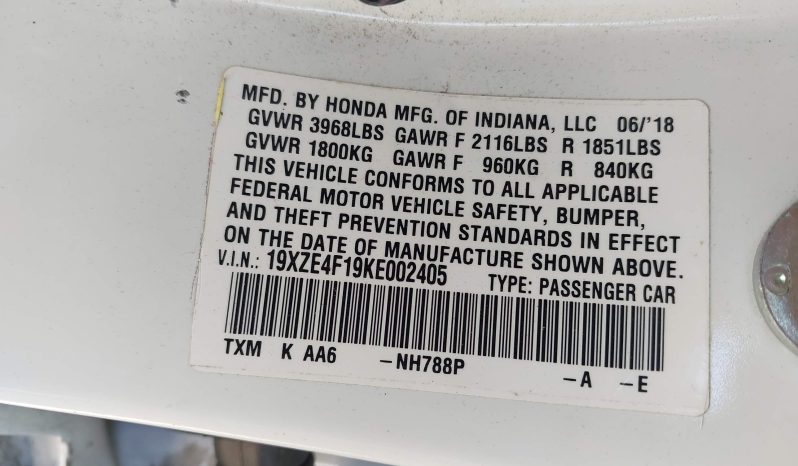 
								2019 Honda Insight full									