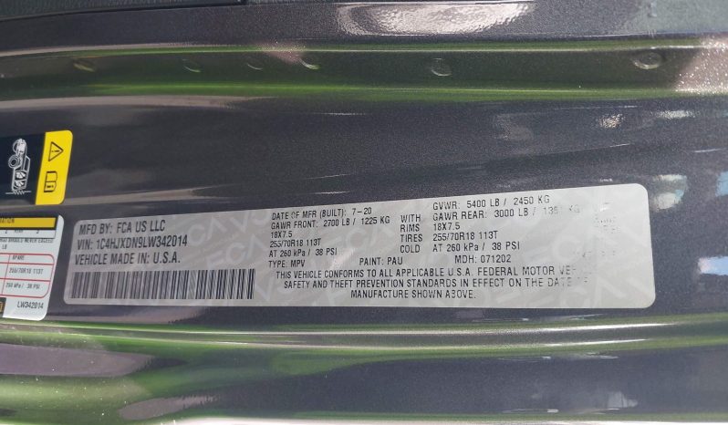 
								2020 Jeep Wrangler full									