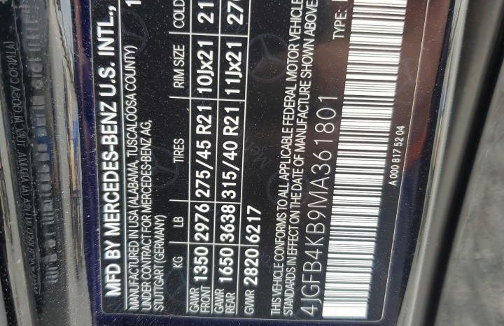 
								2021 Mercedes-Benz GLE-Class full									