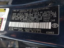 
										2021 Toyota Camry full									