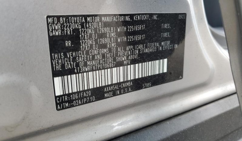 
								2023 Toyota RAV4 full									