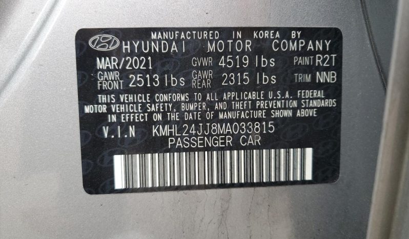 
								2021 Hyundai Sonata Hybrid full									