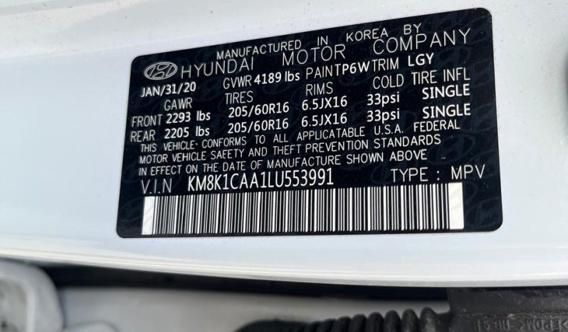 
								2020 Hyundai Kona full									