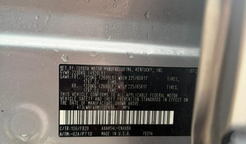 
								2021 Toyota RAV4 full									