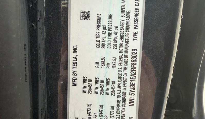 
								2024 Tesla Model 3 full									