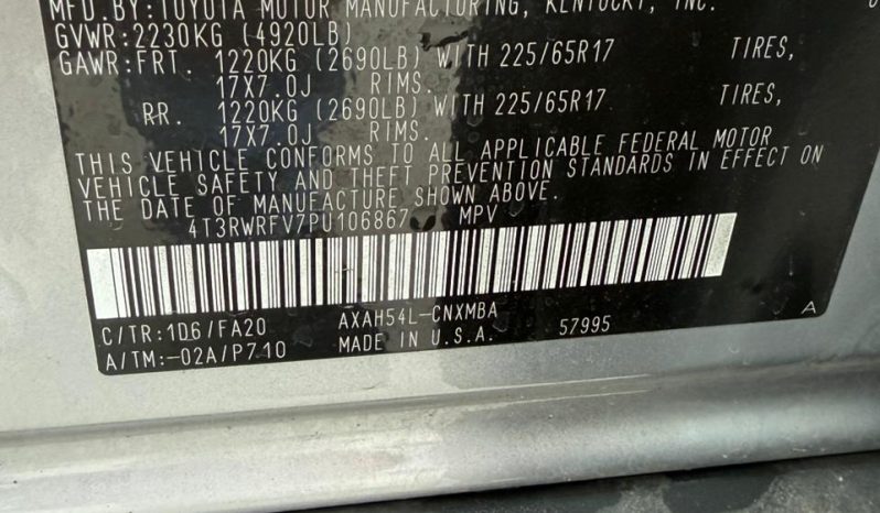 
								2023 Toyota RAV4 full									