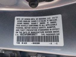 
										2021 Honda Insight full									