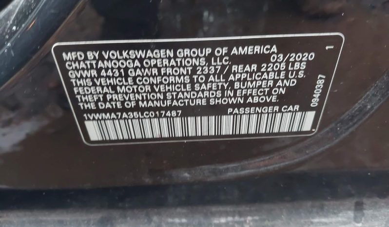 
								2020 Volkswagen Passat full									