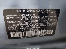 
										2022 Subaru Crosstrek full									