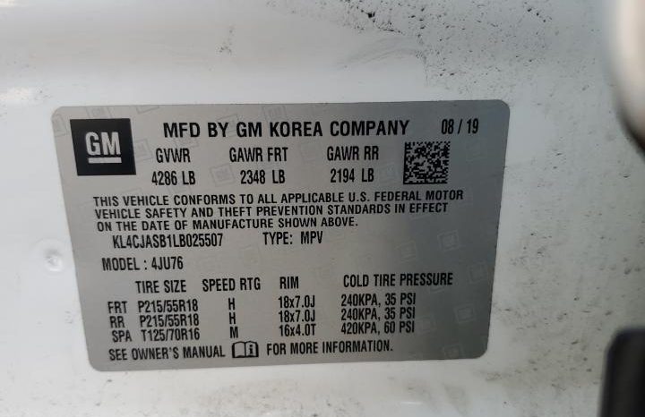 
								2020 Buick Encore full									