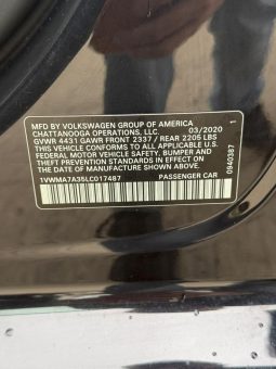 
										2020 Volkswagen Passat full									