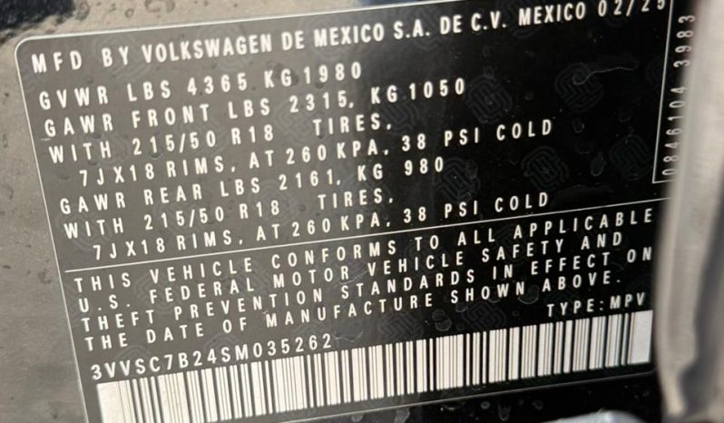 
								VOLKSWAGEN TAOS full									