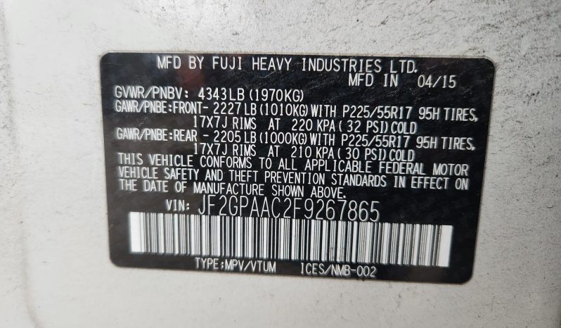 
								Subaru Crosstrek full									