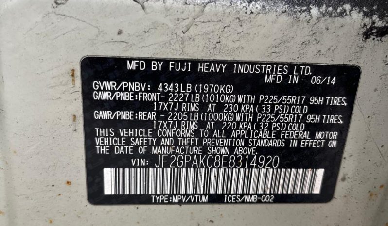 
								SUBARU CROSSTREK full									