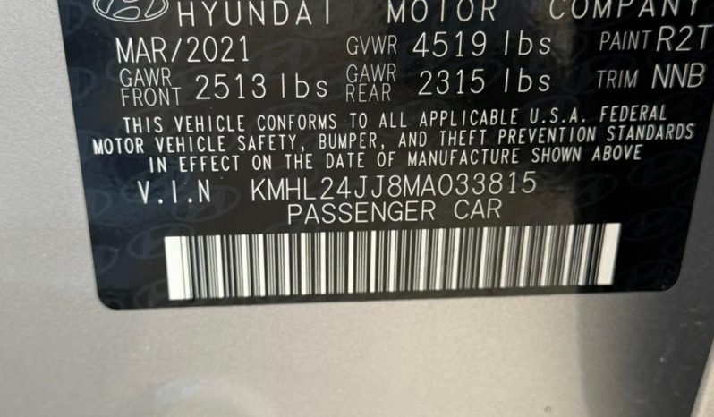 
								2021 Hyundai Sonata Hybrid full									