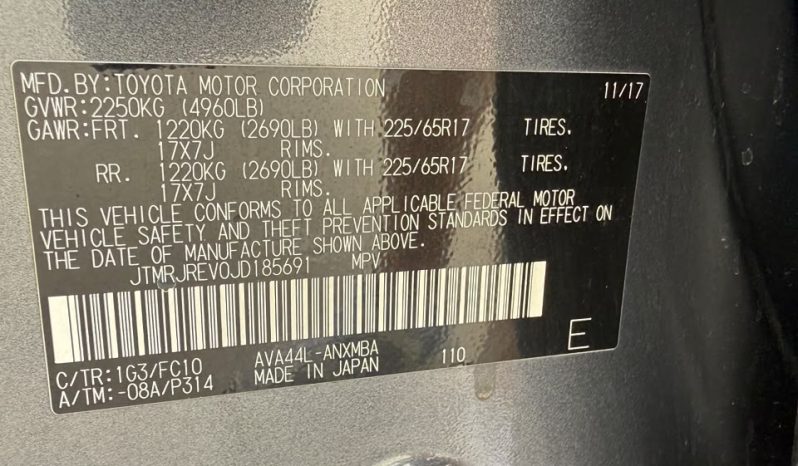 
								TOYOTA RAV4 full									