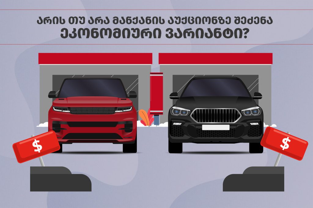 ავტომობილის აუქციონზე შეძენა
