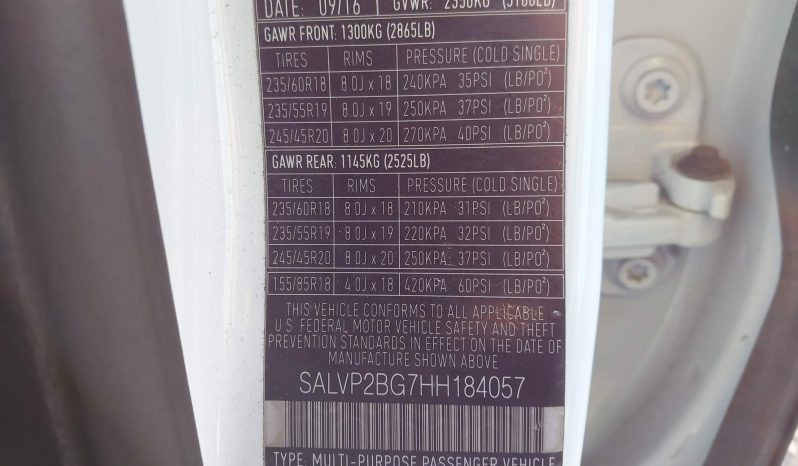 
								LAND ROVER RANGE ROVER EVOQUE full									