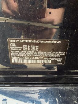 
										2016 BMW 4 Series full									