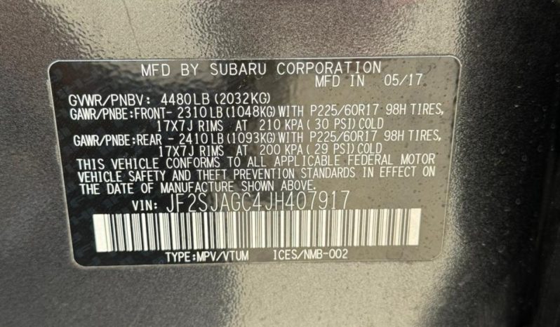 
								2018 Subaru Forester full									