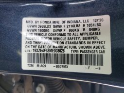 
										2021 Honda Insight full									