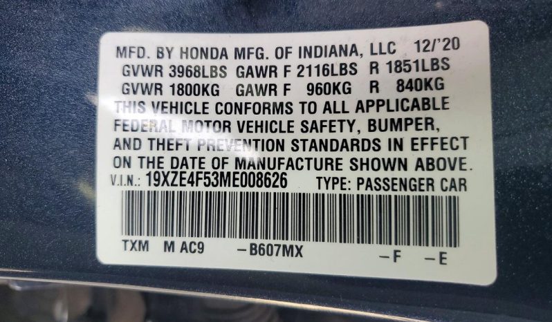 
								2021 Honda Insight full									