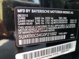 
										2016 BMW X5, Xdrive35I full									